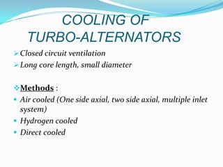 Methods Of Cooling Of Electrical Machines