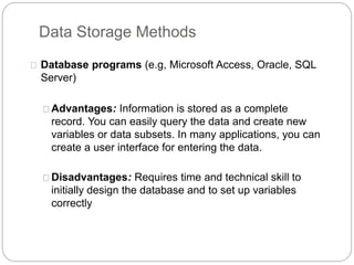 Methods of data collection | PPTX