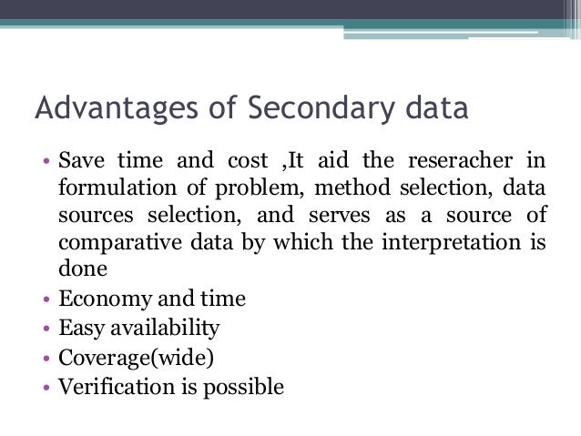 Methods of data collection