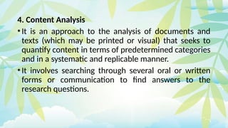 Methods of Data Collection GRADE 7 RESEARCH 7 | PPTX