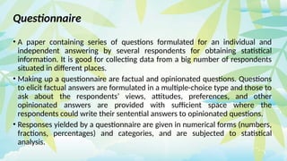 Methods of Data Collection GRADE 7 RESEARCH 7 | PPTX