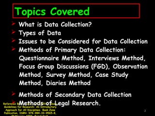 Comprehensive Data Methods Comprehensive Methods of Data Collection for Research | PPT