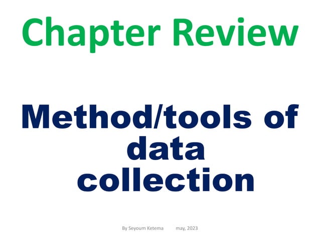 Methods of Data Collection assignment.pptx