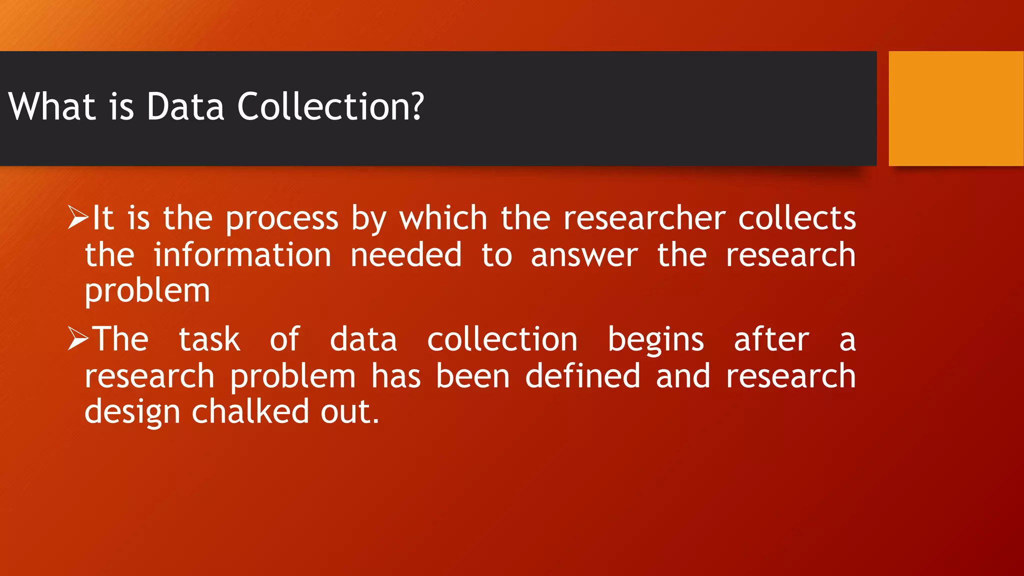 Methods of data collection (research methodology) | PPTX | Educational ...