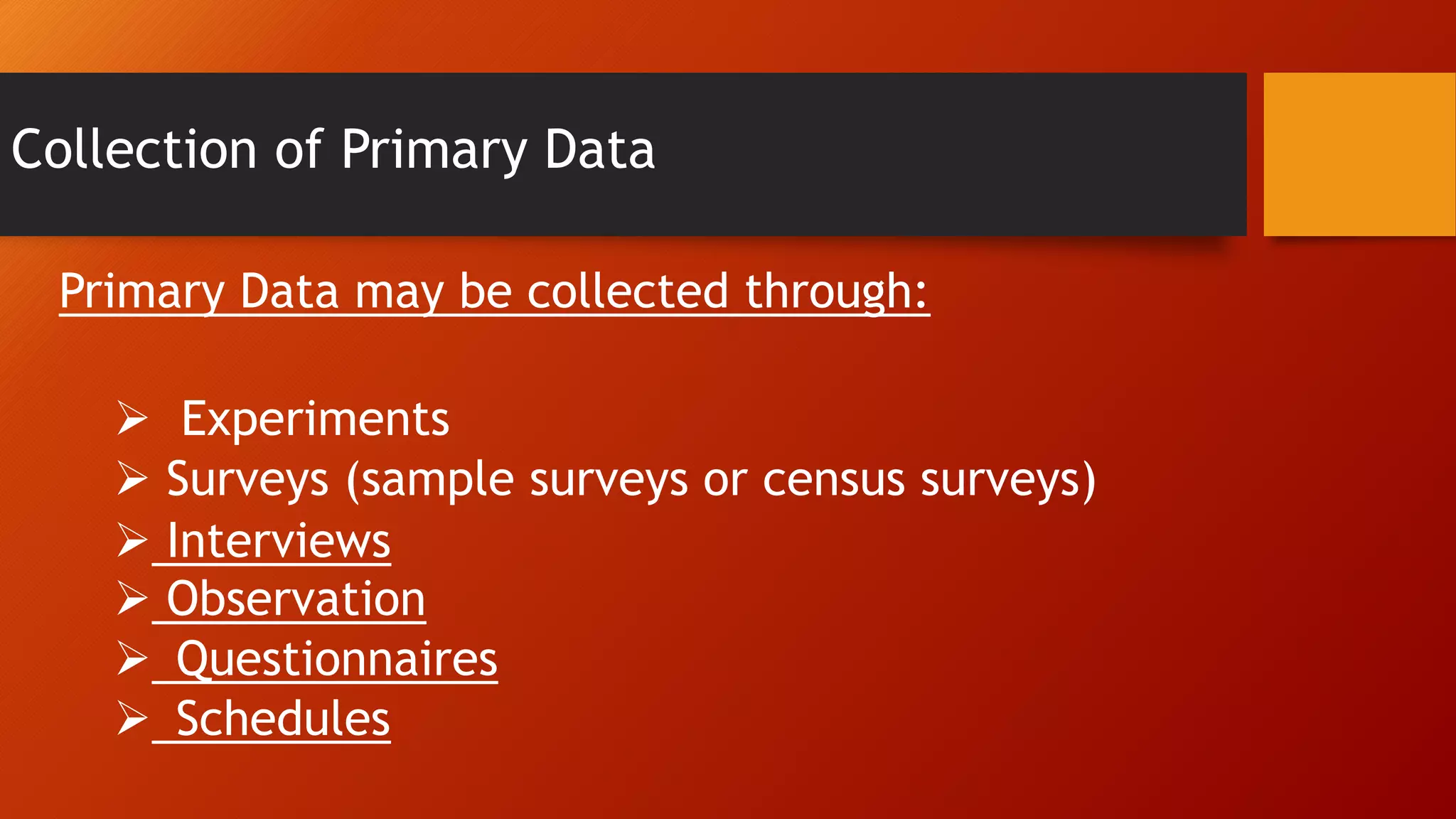 Methods of data collection (research methodology) PPT