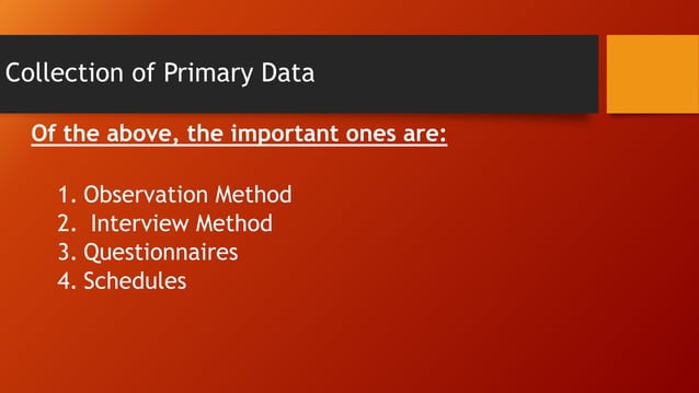 Methods of data collection (research methodology) | PPTX | Educational ...