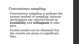 Methods of Data Collection, Sampling Techniques and Methods in ...