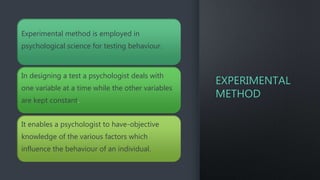 Methods of educational psychology 