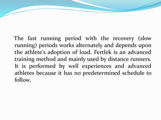 Runner Period Methods of endurance | PPTX