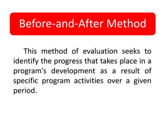 Methods of evaluation | PPTX | Educational Assessment | Education