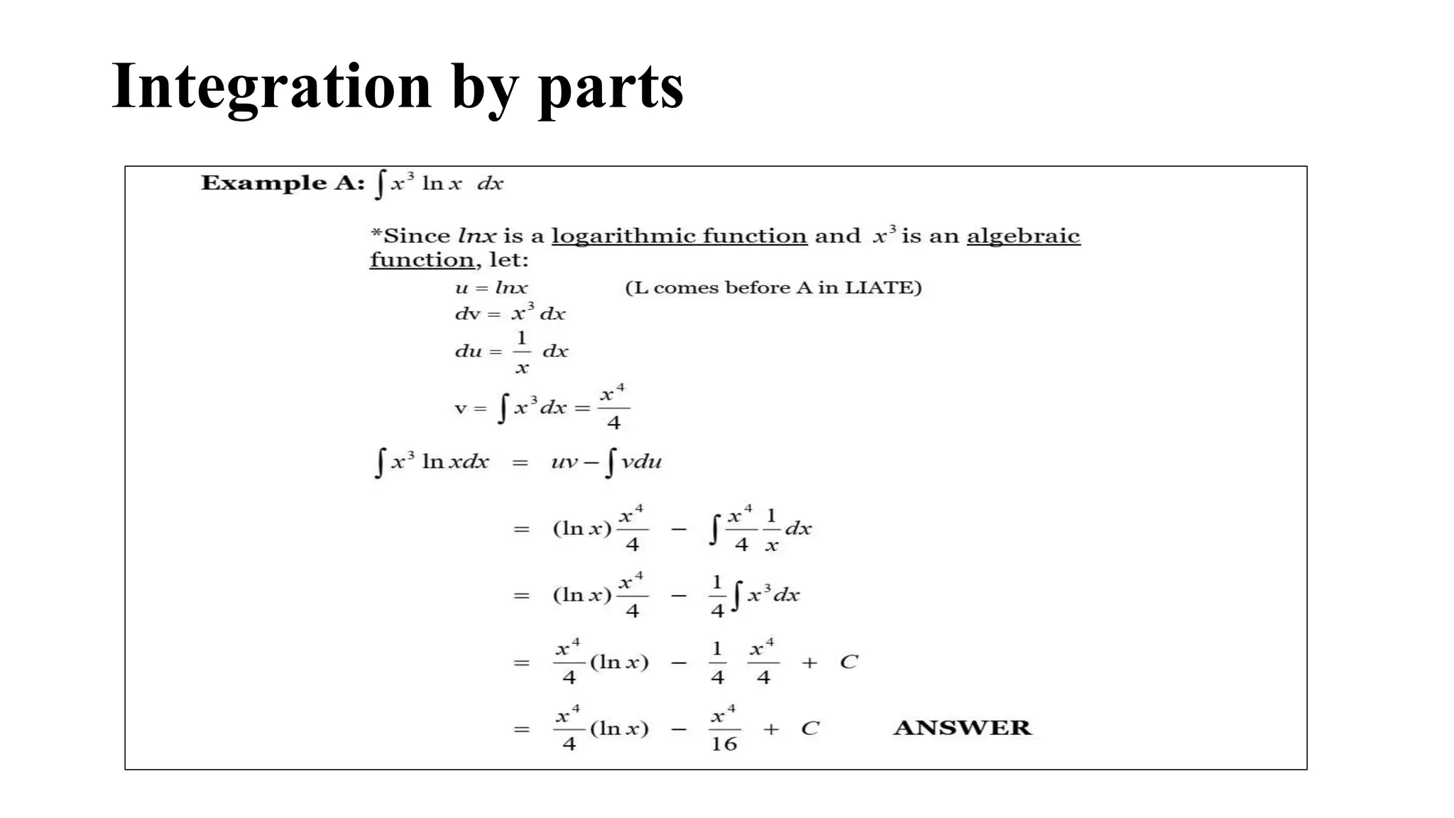 Methods of integration | PPTX