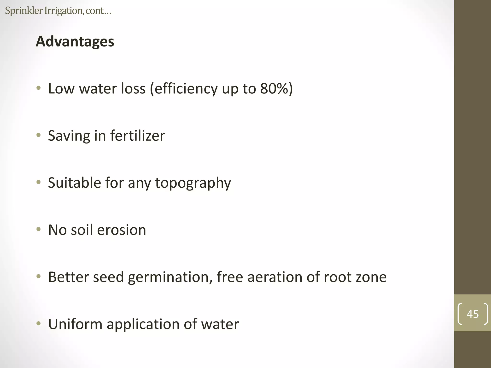 Methods of irrigation PPT