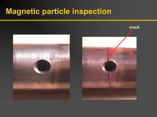 Magnetic particle inspection
crack
 