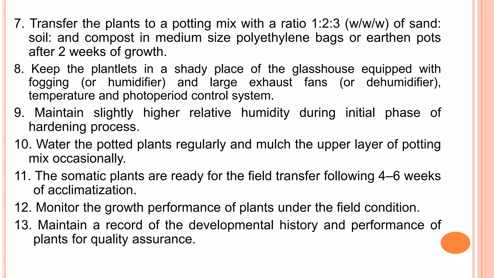 Methods of micropropagation in date palm and guava | PPTX