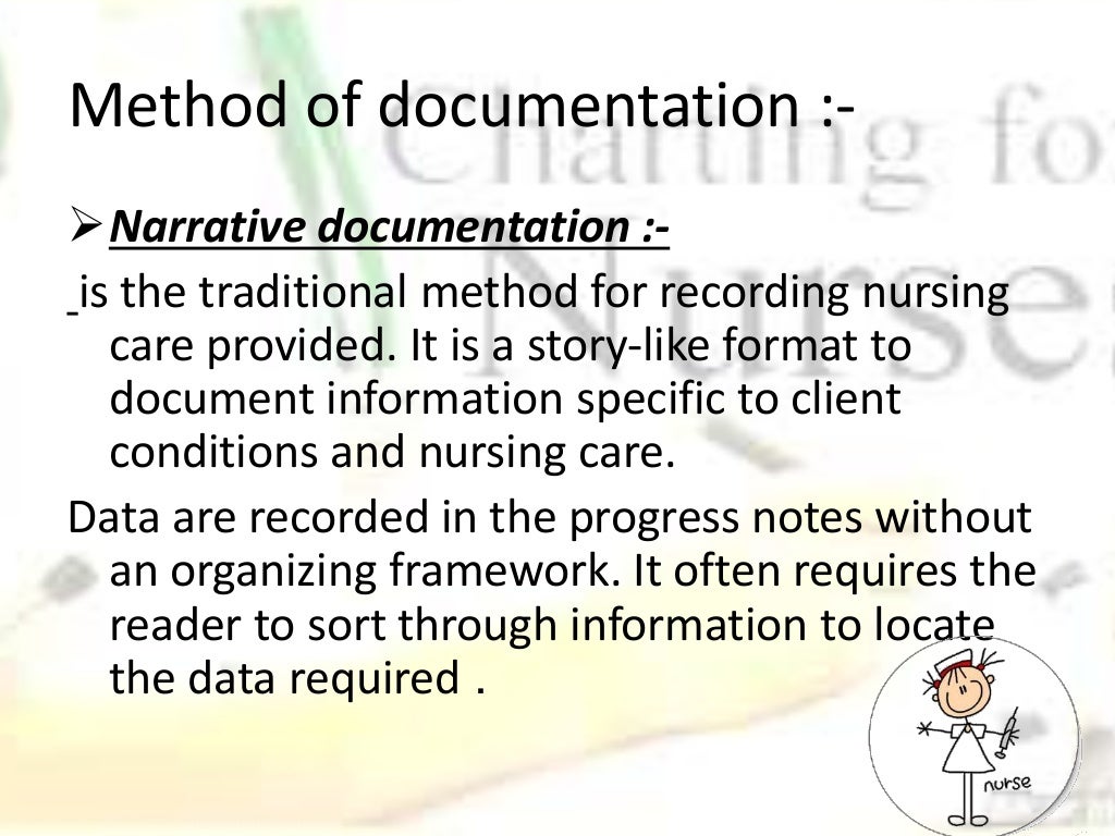 Methods of nursing documentation final
