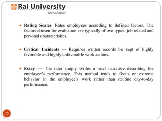 Methods of Performance appraisal - Principles of Human Resource ...