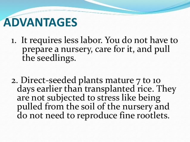 Methods of planting
