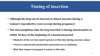 Pregnance Loop Methods of population control Community Medicine | PPTX