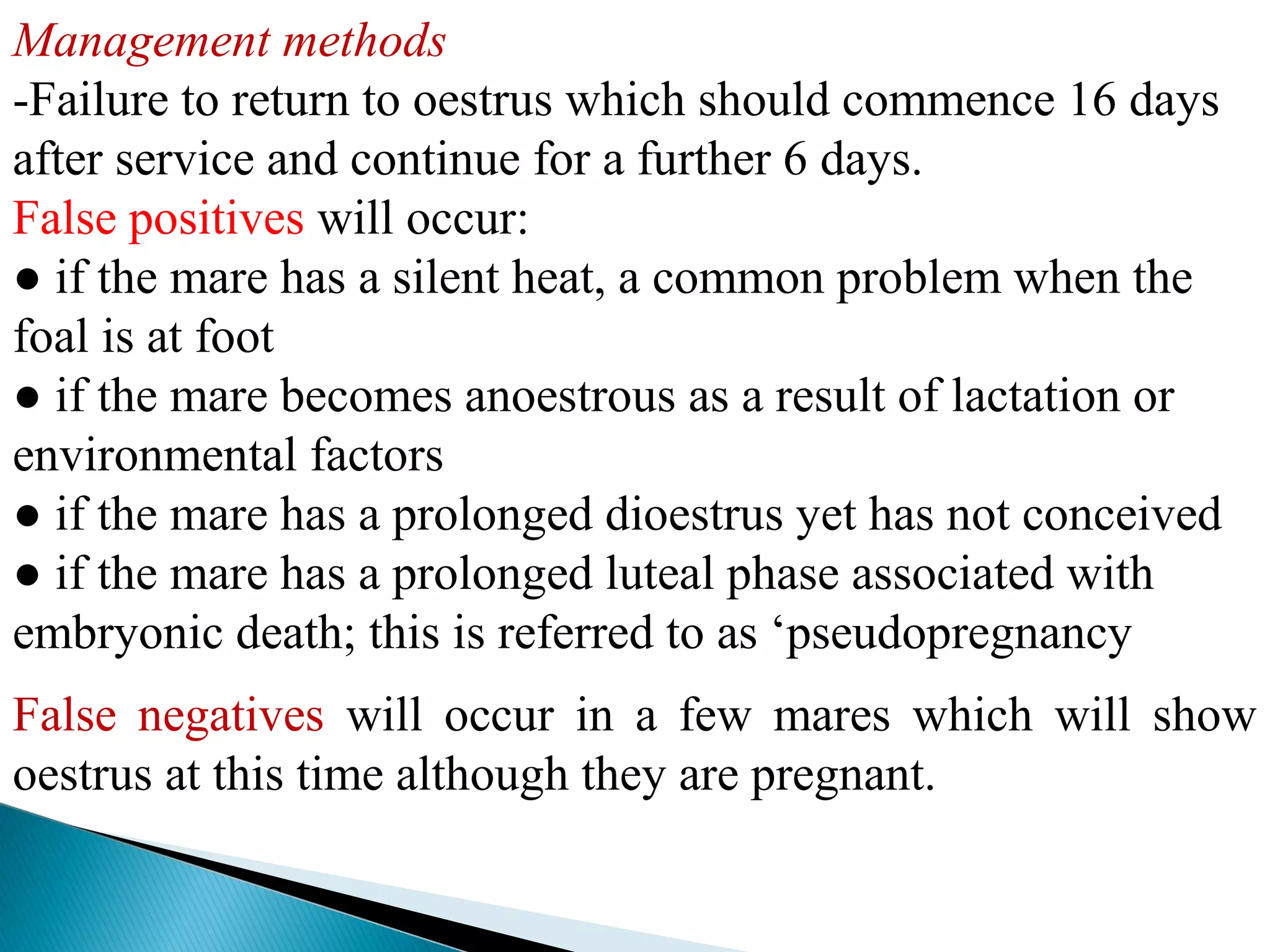 Methods Of Pregnancy Diagnosis In Mare PPT methods-of-pregnancy-diagnosis-in-mare-ppt