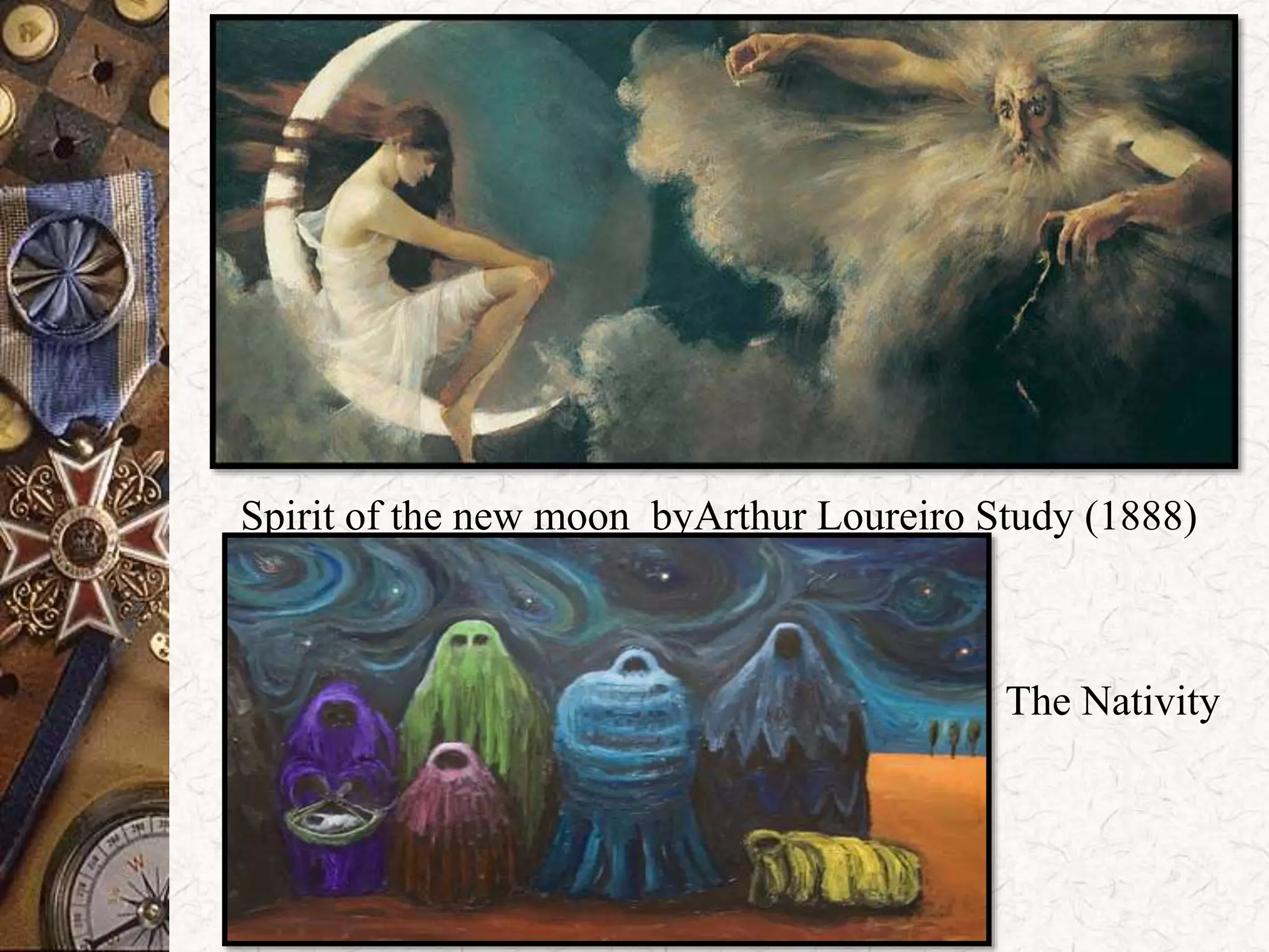 Spirit of the new moon byArthur Loureiro Study (1888) 
The Nativity 
 