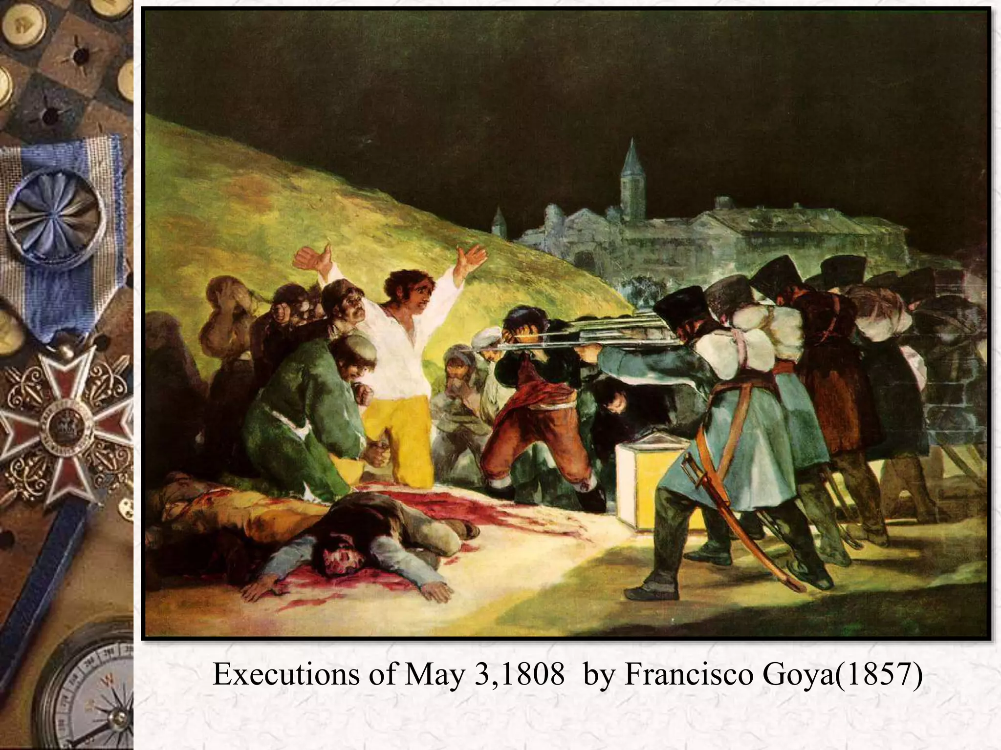 Executions of May 3,1808 by Francisco Goya(1857) 
 