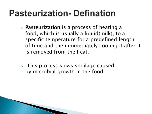 milk pasteurization process ppt Methods of pasteurization.