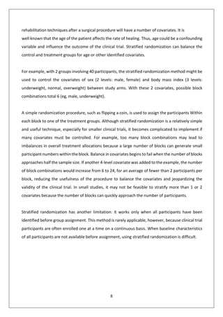 Methods of randomization final | PDF