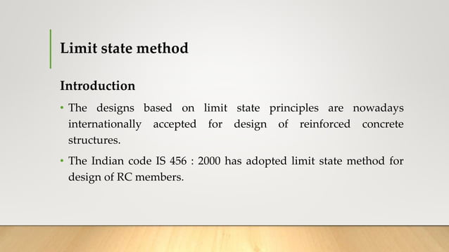 Methods of rcc design | PPTX