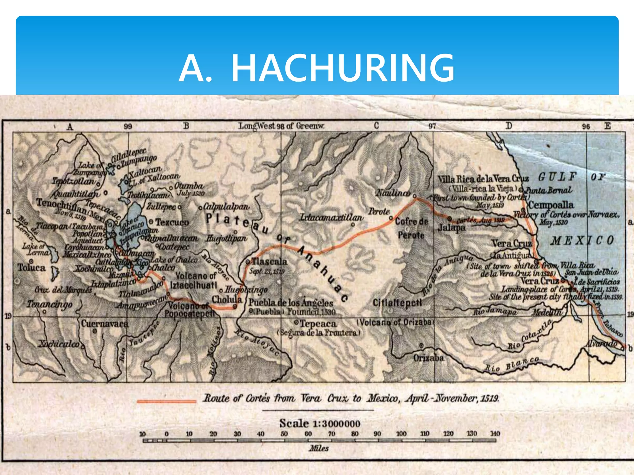 A. HACHURING
 