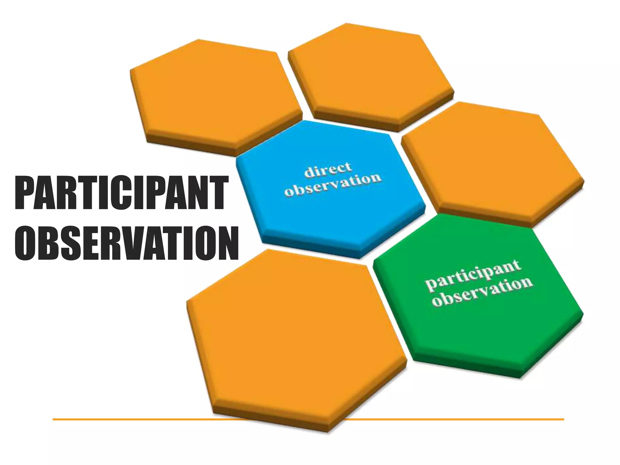 PARTICIPANT
OBSERVATION
 