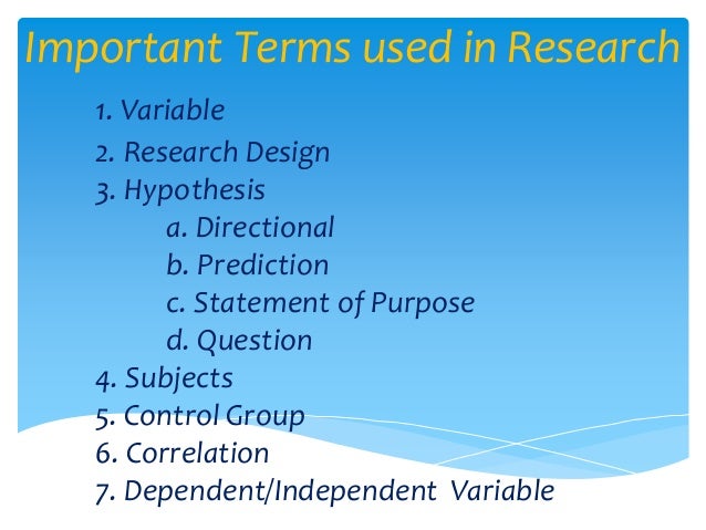 Methods of research lesson1