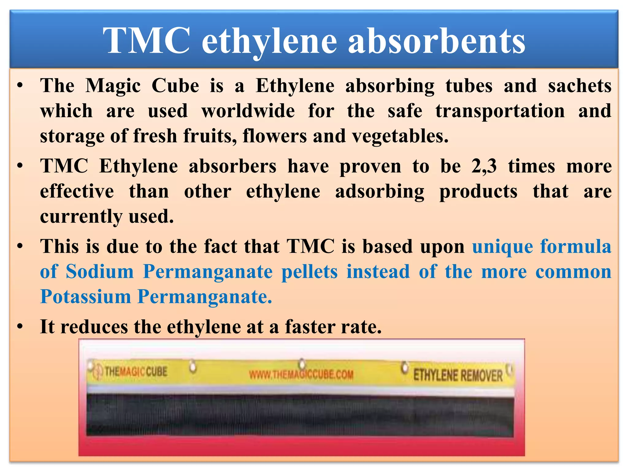 Role of ethylene in fruit ripening | PPTX
