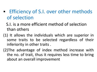 Methods of selection in animal genetics and breeding