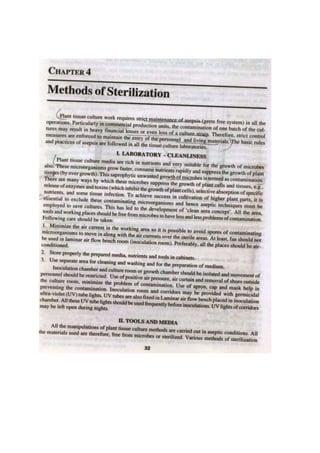 Methods of sterilization