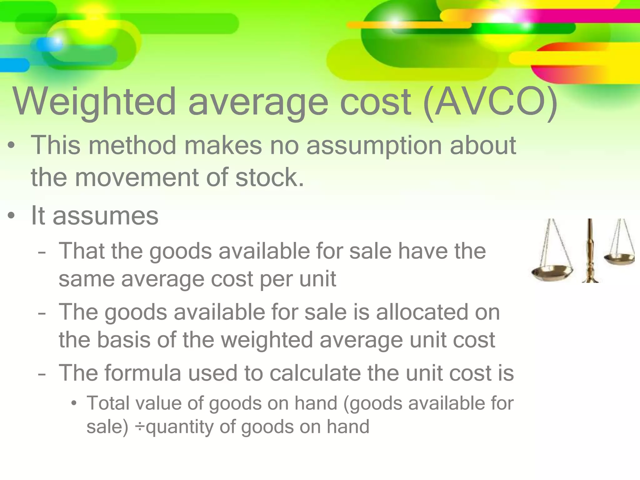 Methods of stock valuation | PPTX