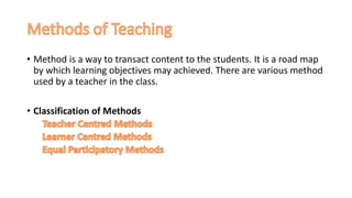 Methods of Teaching | PPTX