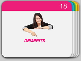 WINTER
Template
18
DEMERITS
 