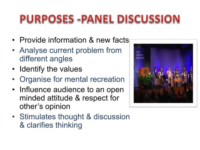 Methods of Teaching- Panel discussion and Workshop | PPT