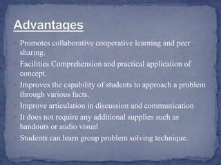 Methods of teaching and learning | PPTX