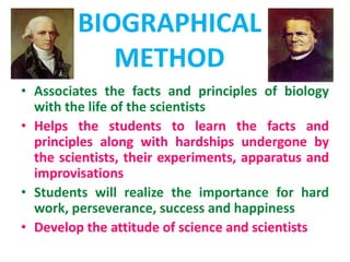 Methods of teaching biological science | PPTX
