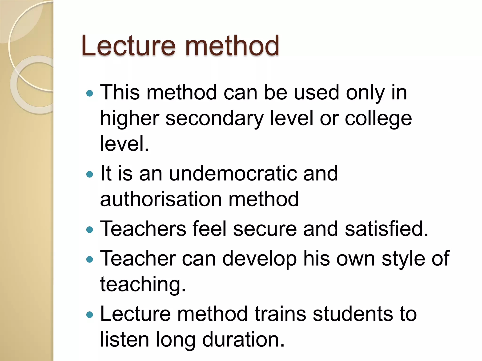 Methods of teaching mathematics | PPTX