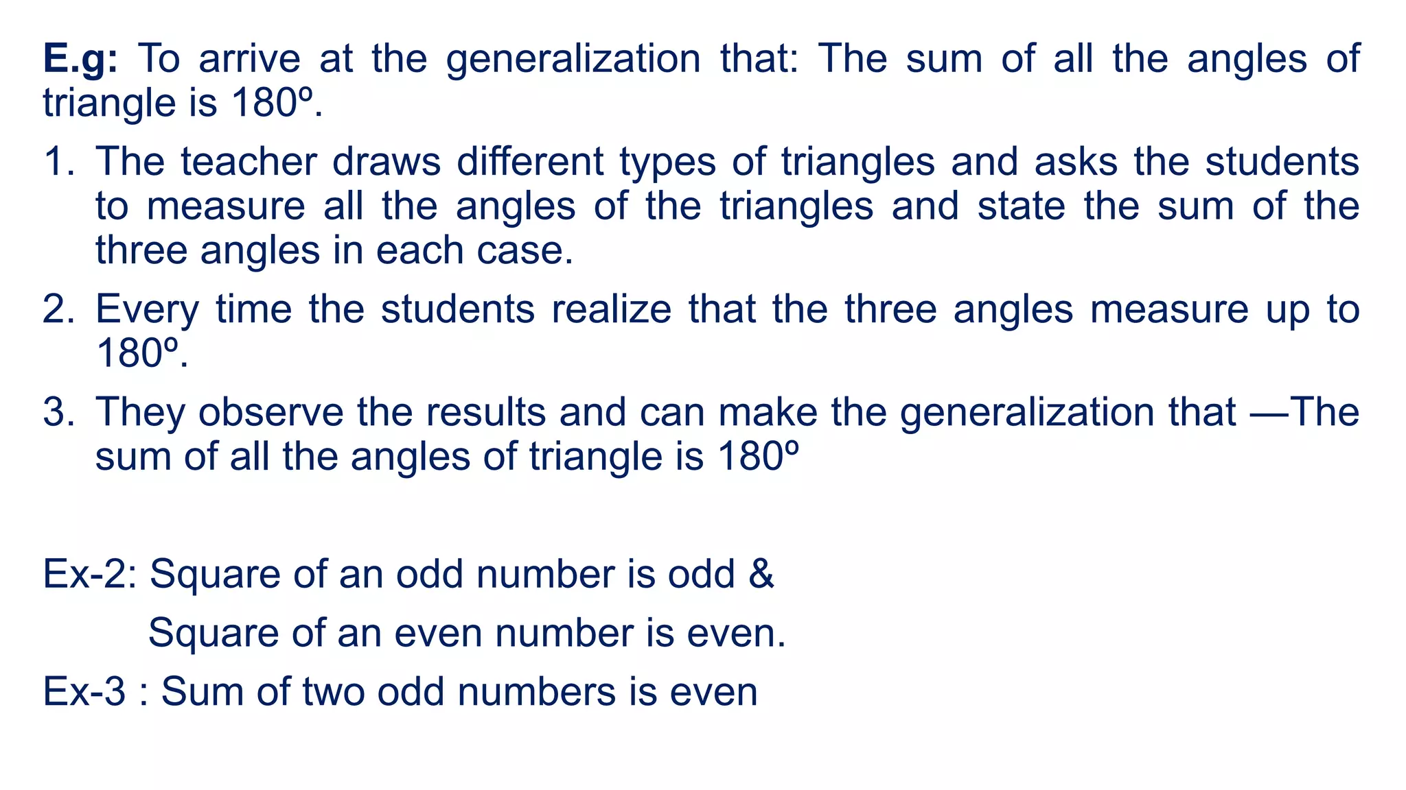 Methods of teaching mathematics | PPTX