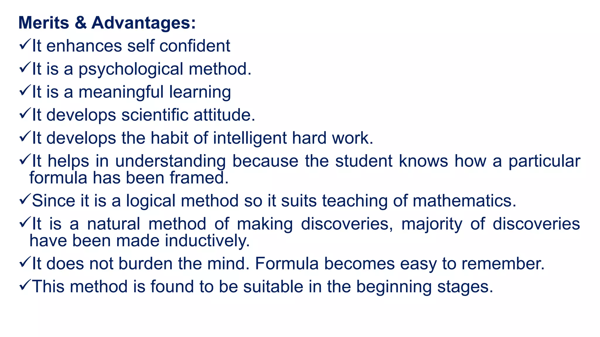 Methods of teaching mathematics | PPTX