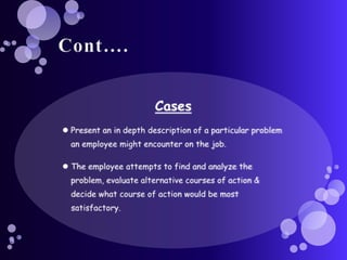 DisadvantagesDoes not involve trainees too much.Trainees may forget the teaching as it is presented only orally.