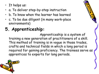 Methods of training | PPT