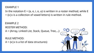 Comprehensive Guide to Methods and Types of Sets in Mathematics | PPTX