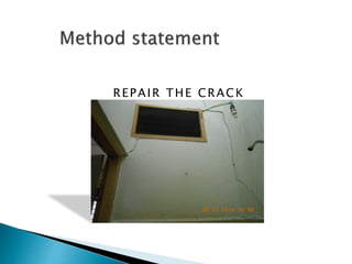 REPAIR THE CRACK
 