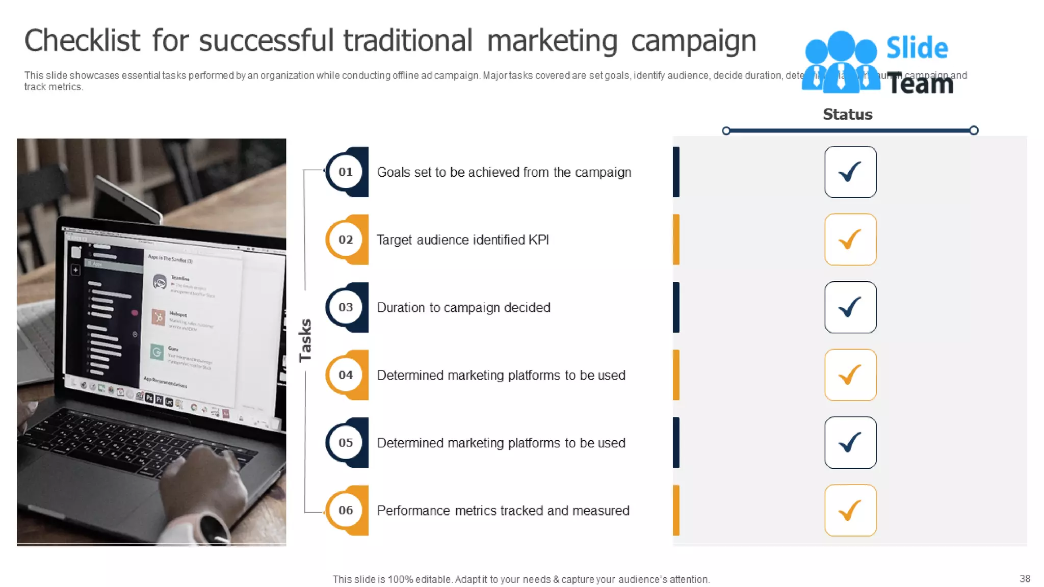 Methods To Implement Traditional Marketing Powerpoint Presentation Slides Mkt Cd