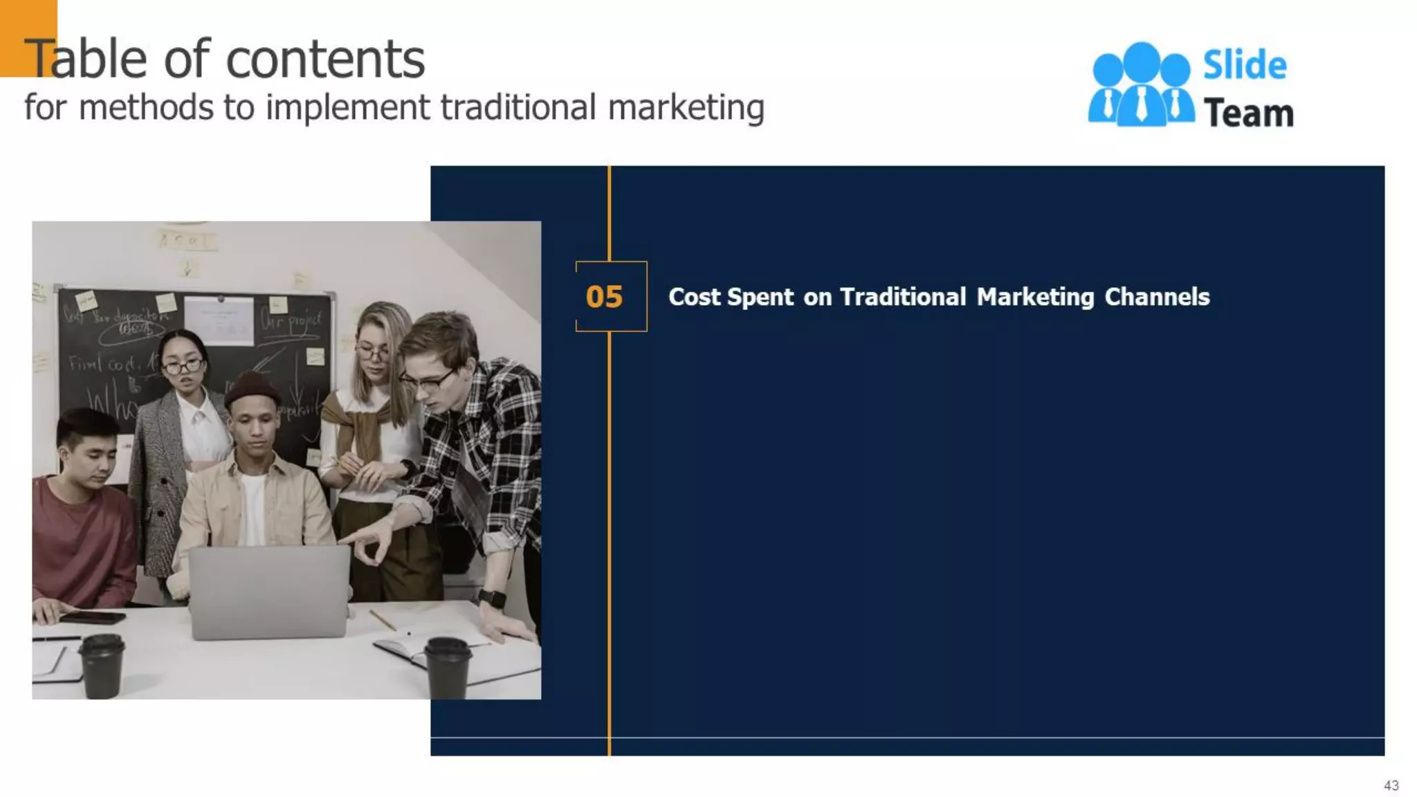 Methods To Implement Traditional Marketing Powerpoint Presentation Slides Mkt Cd