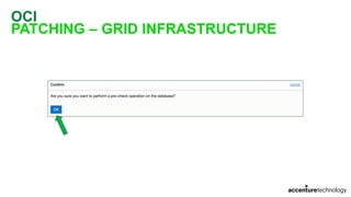 OCI
PATCHING – GRID INFRASTRUCTURE
 
